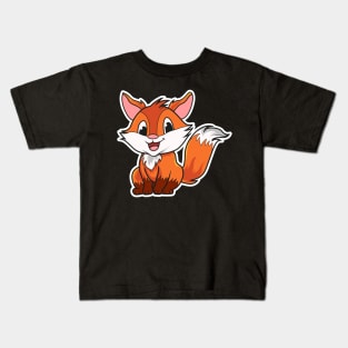 Fox Cartoon Kids T-Shirt